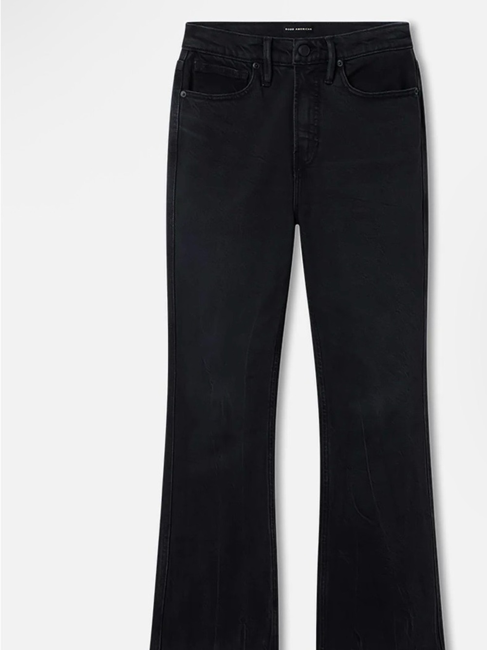 Good American Black Flare & Wide Leg Jeans